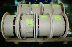 Coated Rectangular Copper Wire